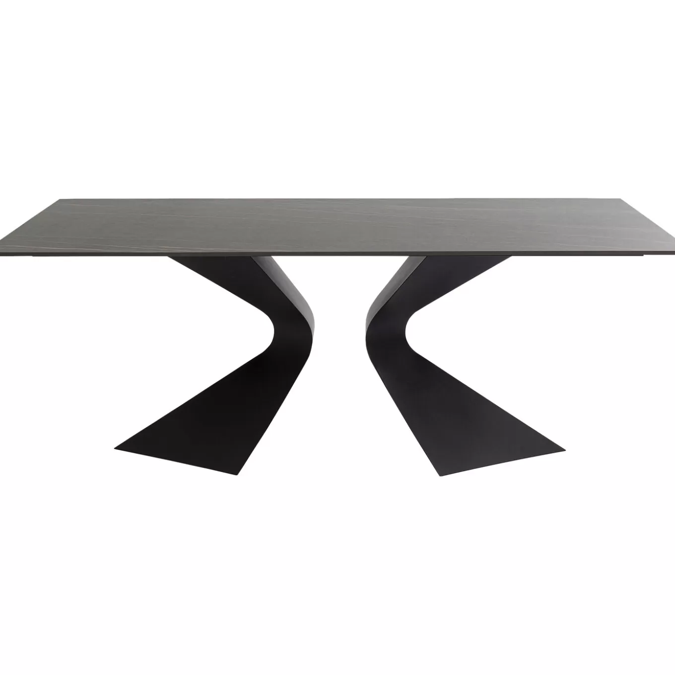 Table Gloria Black Ceramic Black 200X100Cm^KARE Design Clearance