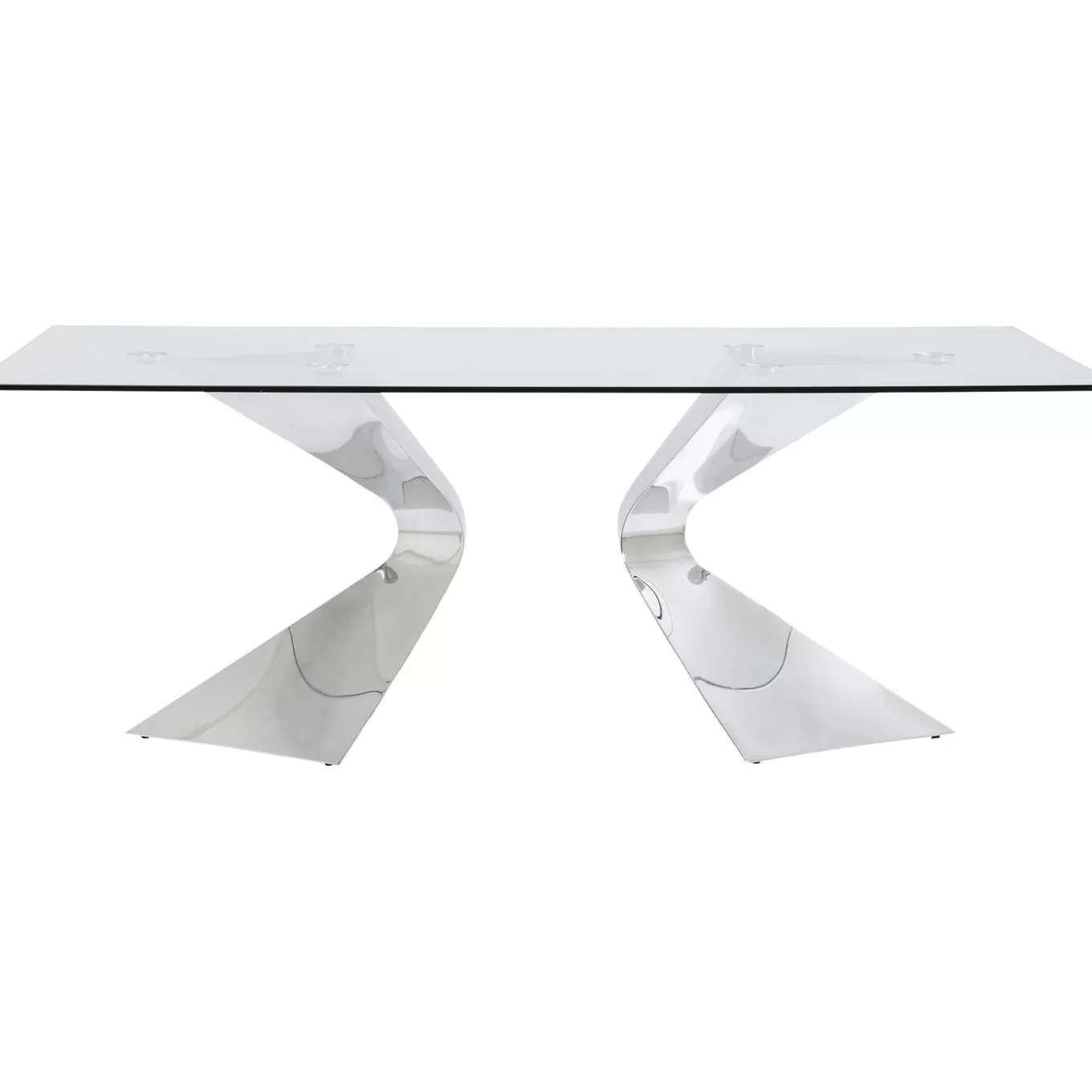 Table Gloria Chrome 200X100Cm^KARE Design Shop