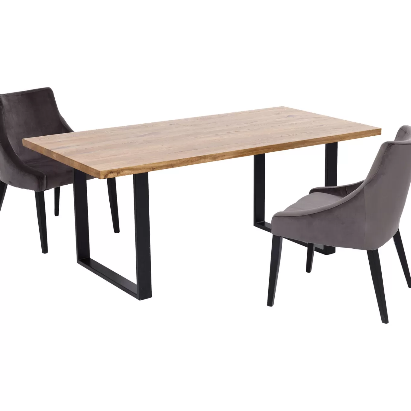 Table Jackie Oak Black 200X100^KARE Design Online