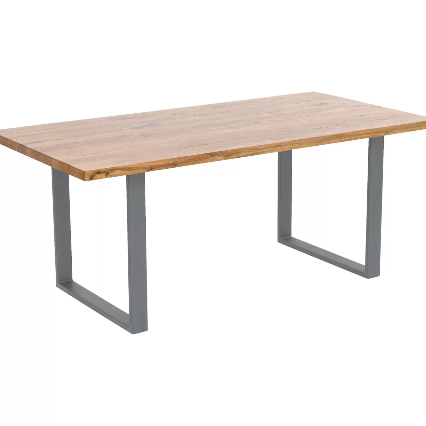 Table Jackie Oak Crude Steel 160X80^KARE Design Shop