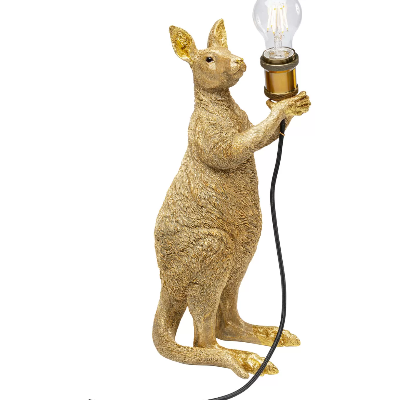 Table Lamp Animal Kangaroo Gold 46Cm^KARE Design Discount