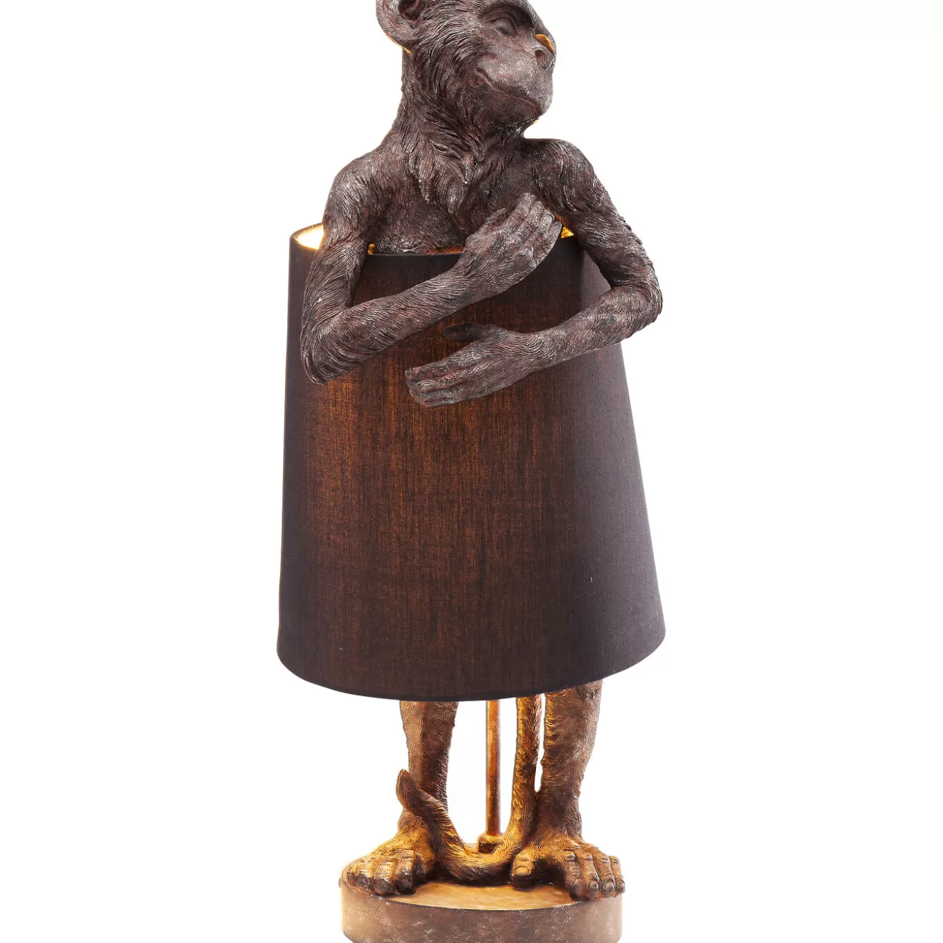 Table Lamp Animal Monkey Brown Black^KARE Design Online