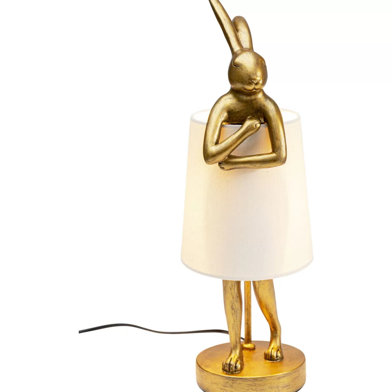 Table Lamp Animal Rabbit Gold/White 50Cm^KARE Design Clearance