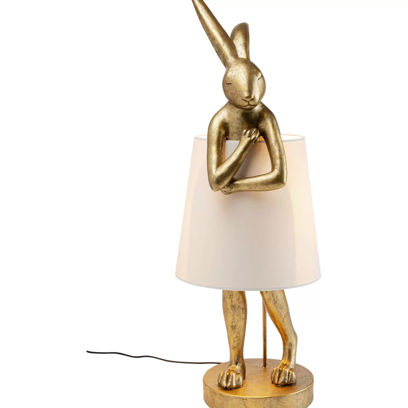 Table Lamp Animal Rabbit Gold/White 88Cm^KARE Design Fashion