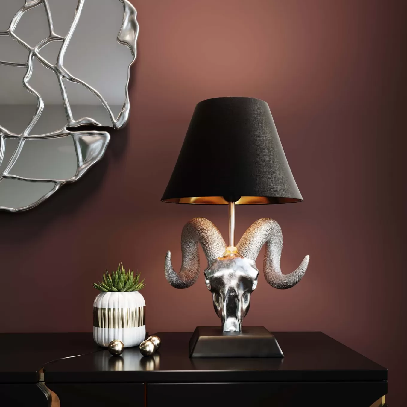 Table Lamp Antler Davos 44Cm^KARE Design Cheap