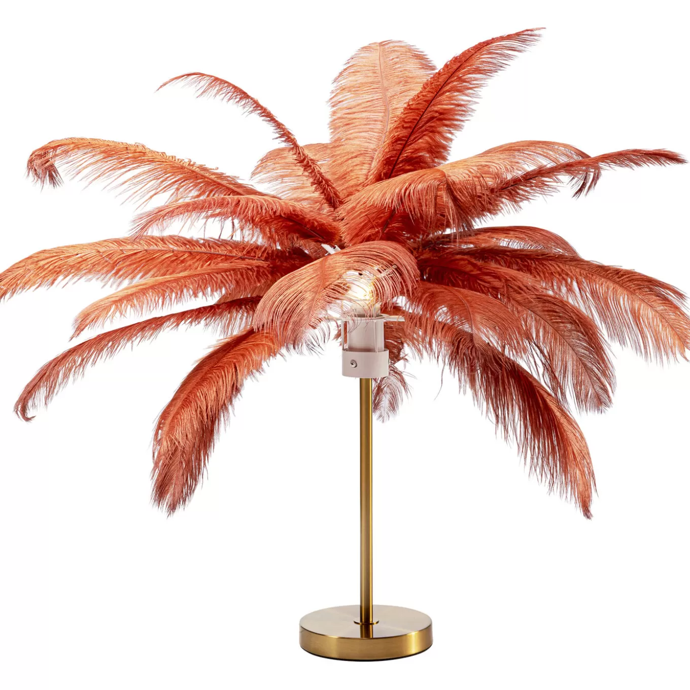 Table Lamp Feather Palm Rusty Red 60Cm^KARE Design Best Sale