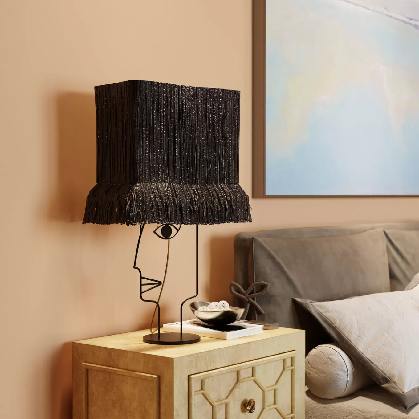 Table Lamp Hat Carrier 66Cm^KARE Design Outlet