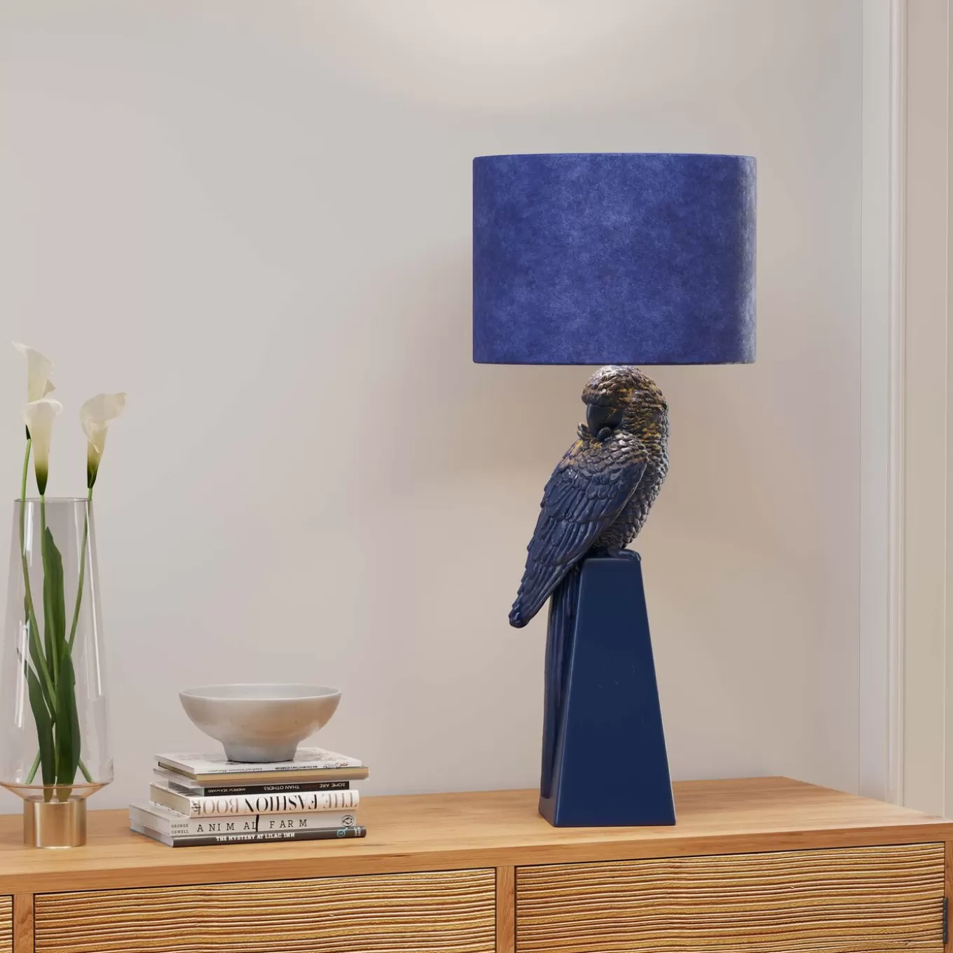 Table Lamp Parrot Blue 84Cm^KARE Design Sale