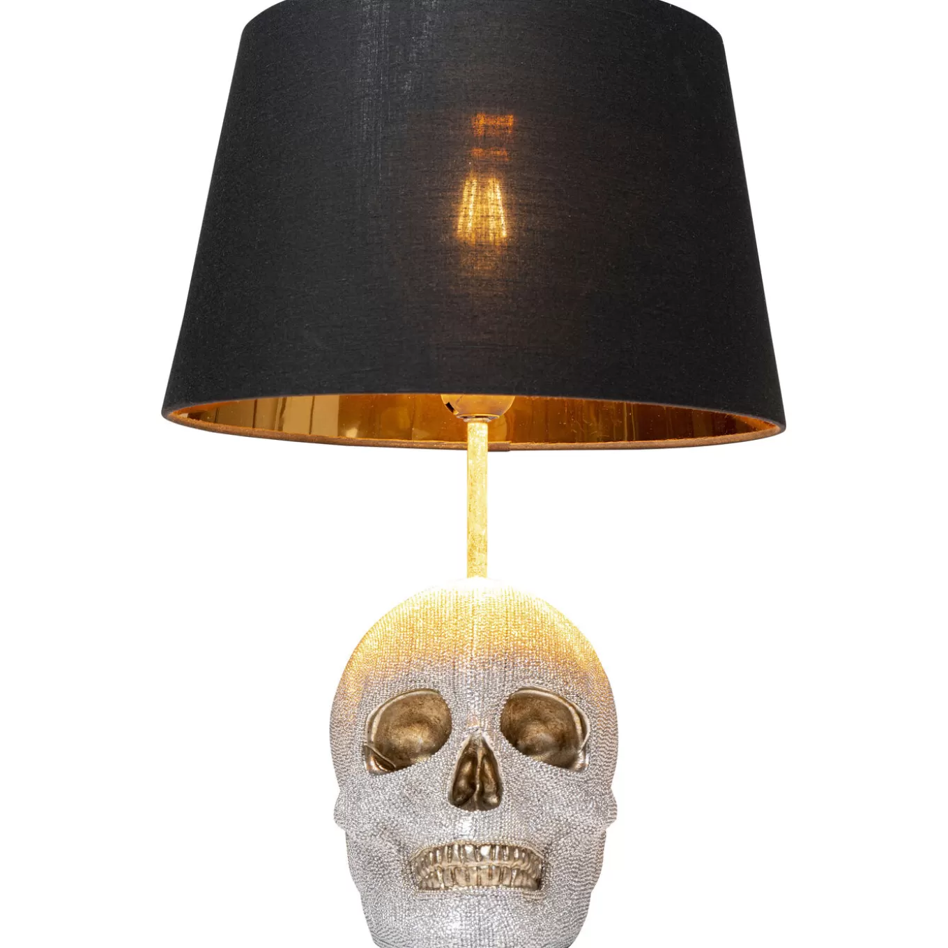 Table Lamp Skull Crystals Front 44Cm^KARE Design Best