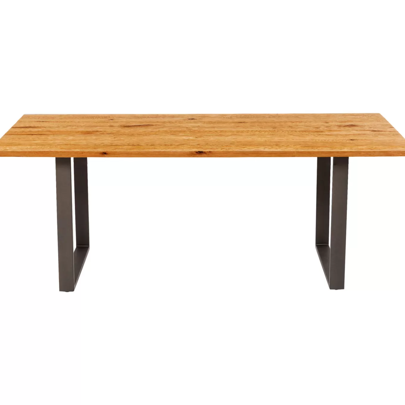 Table Symphony Oak Crude Steel 200X100^KARE Design Fashion