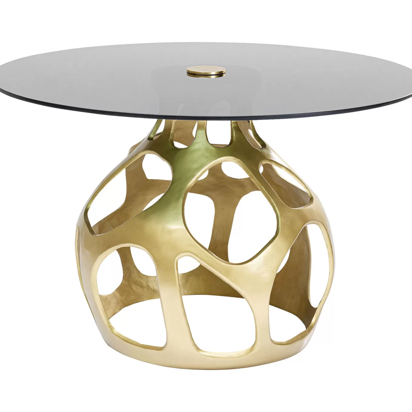 Table Volcano Gold O120Cm^KARE Design Store