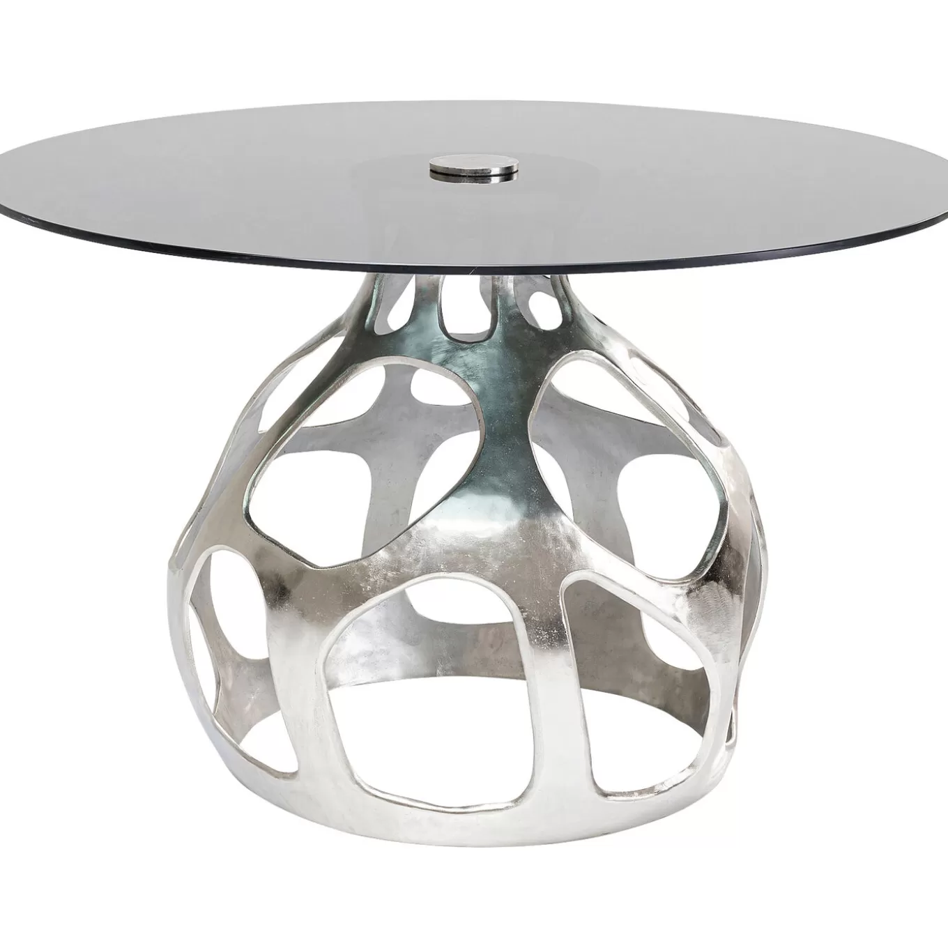 Table Volcano Silver O120Cm^KARE Design Best