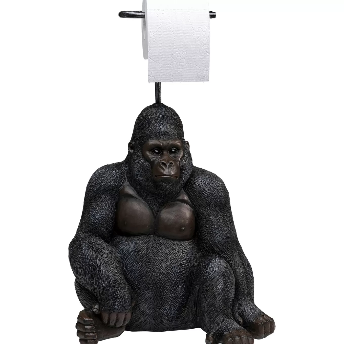 Toilet Paper Holder Sitting Monkey Gorilla 51Cm^KARE Design Sale