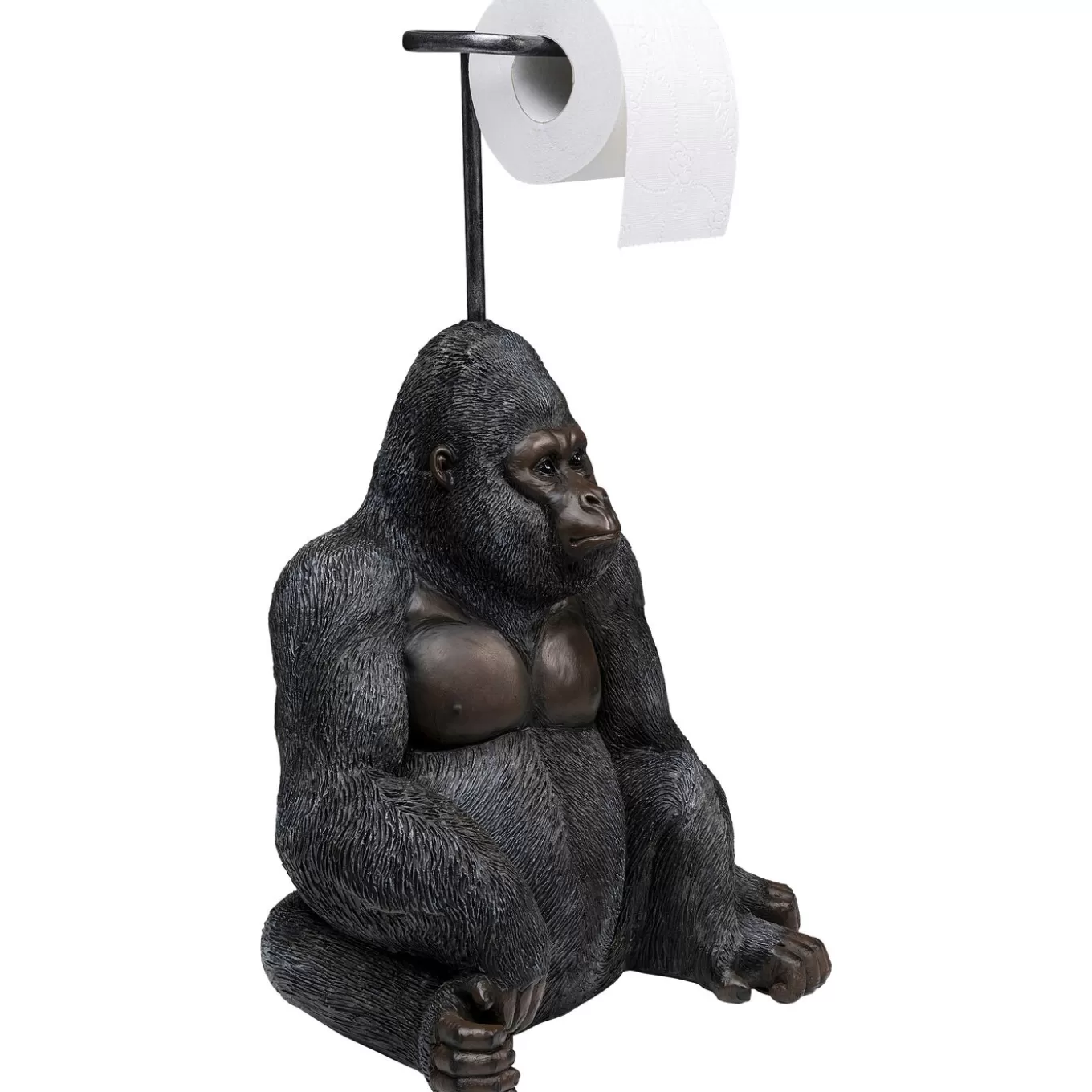 Toilet Paper Holder Sitting Monkey Gorilla 51Cm^KARE Design Sale