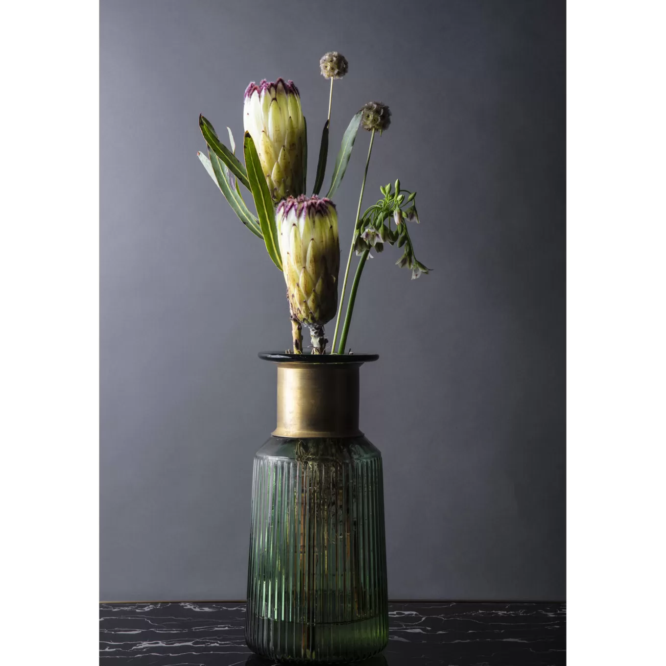 Vase Barfly Green 30Cm^KARE Design Fashion