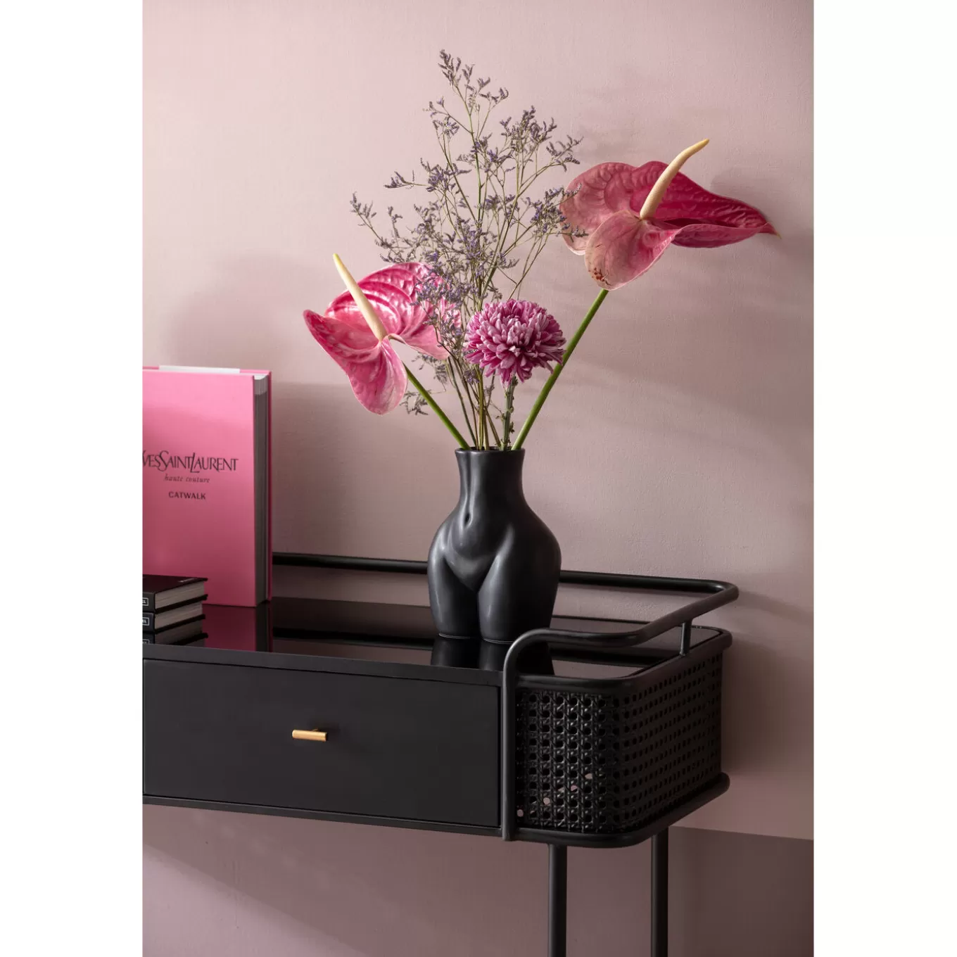 Vase Donna Black 22Cm^KARE Design Discount