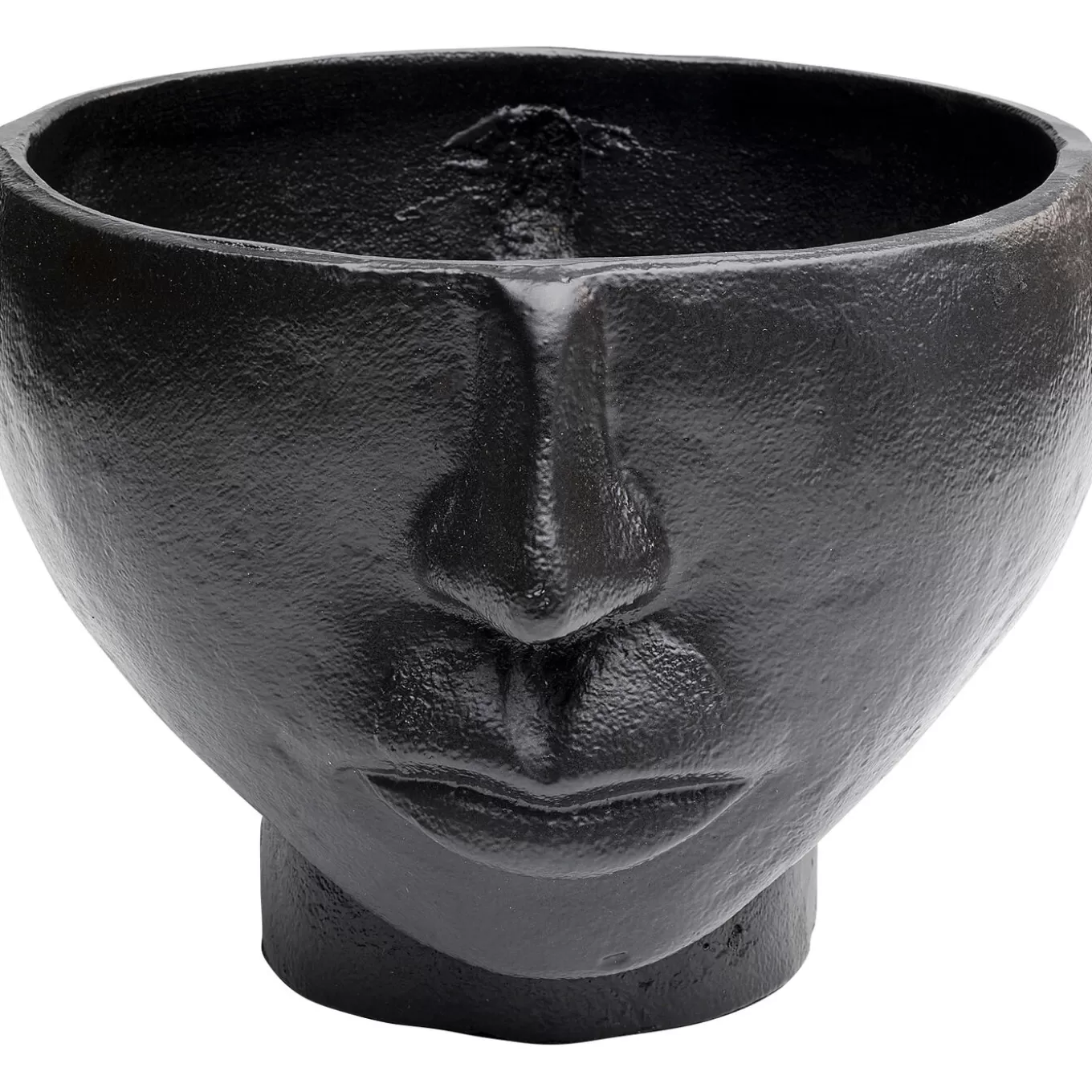 Vase Half Face Black 23Cm^KARE Design Store