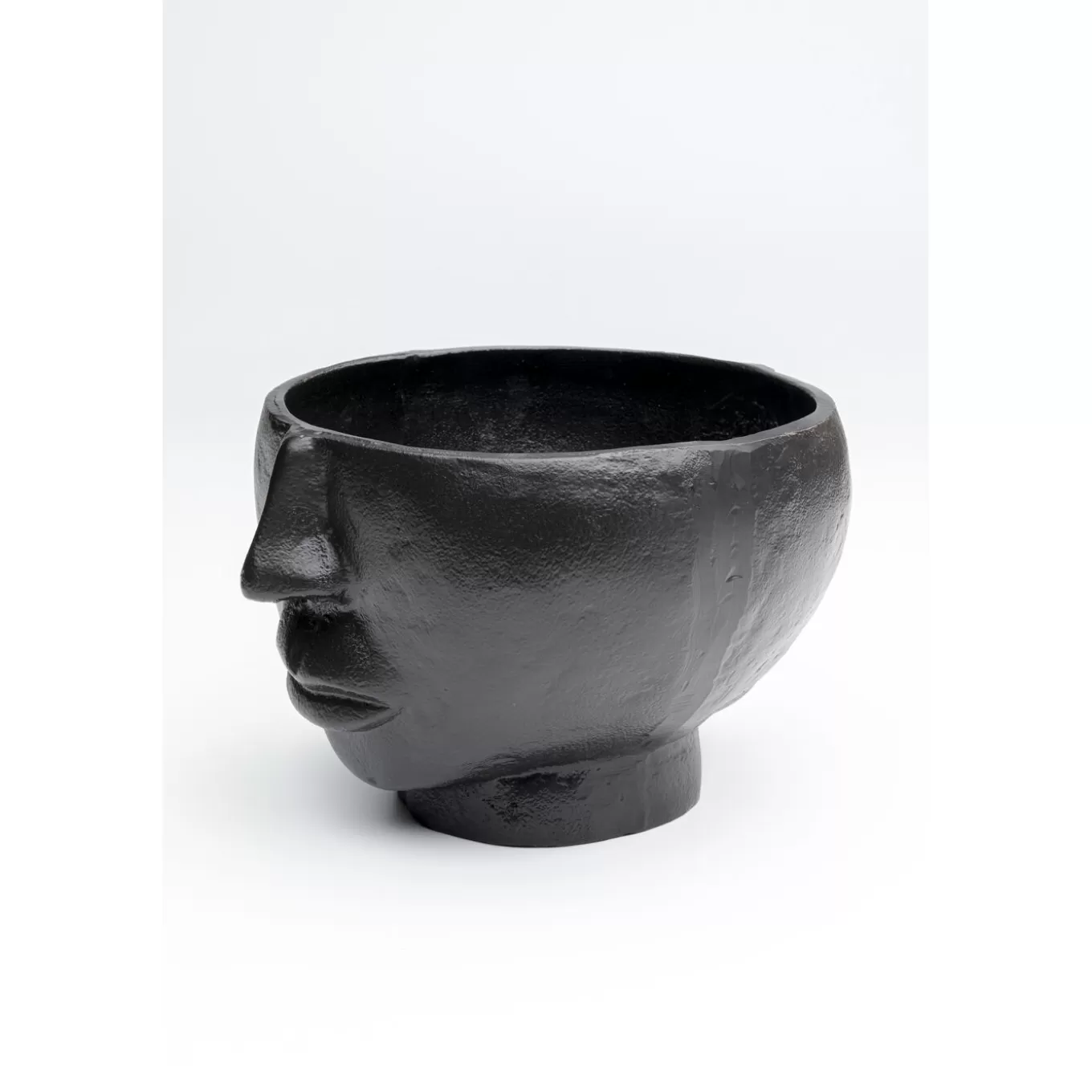 Vase Half Face Black 23Cm^KARE Design Store