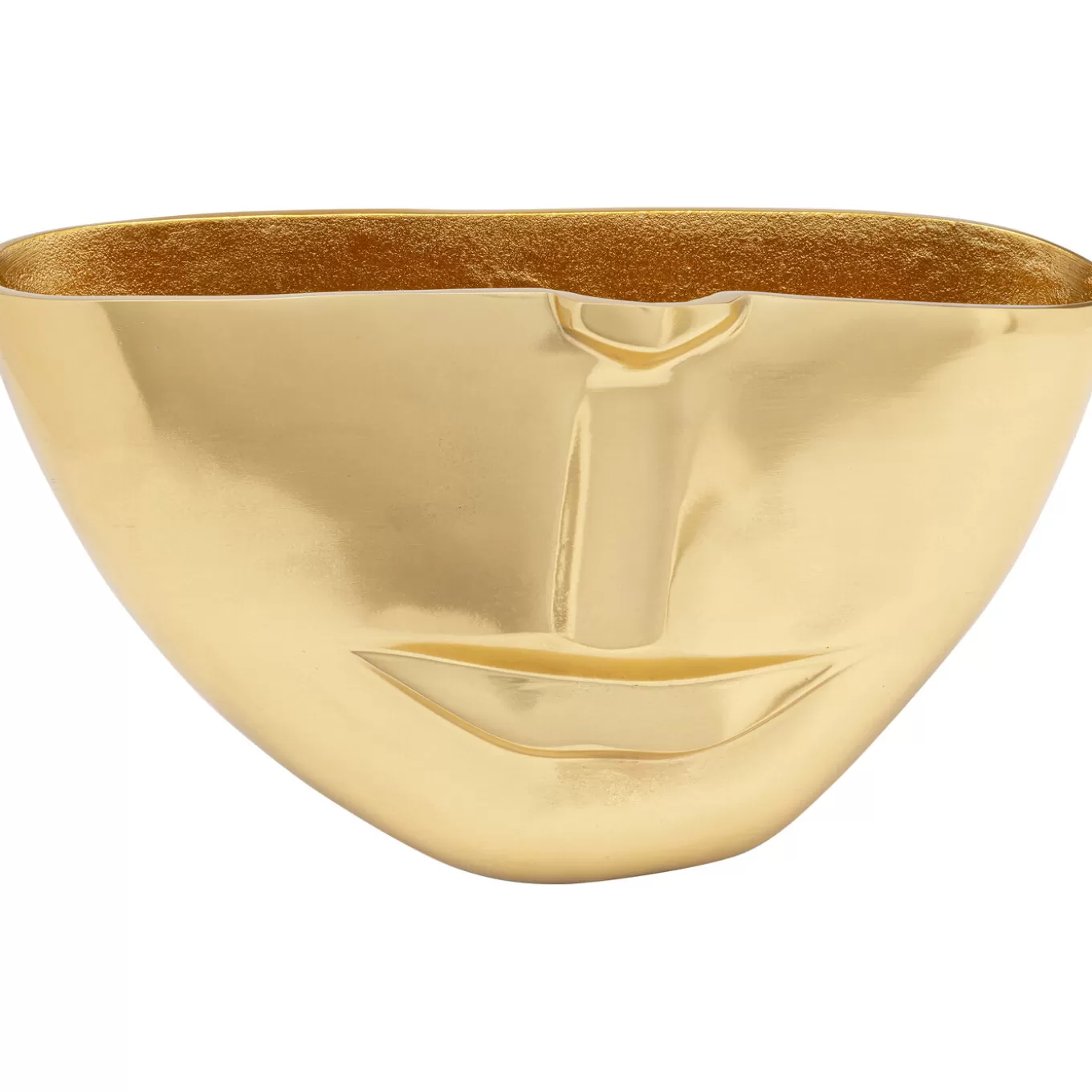 Vase Half Face Gold 38Cm^KARE Design Outlet