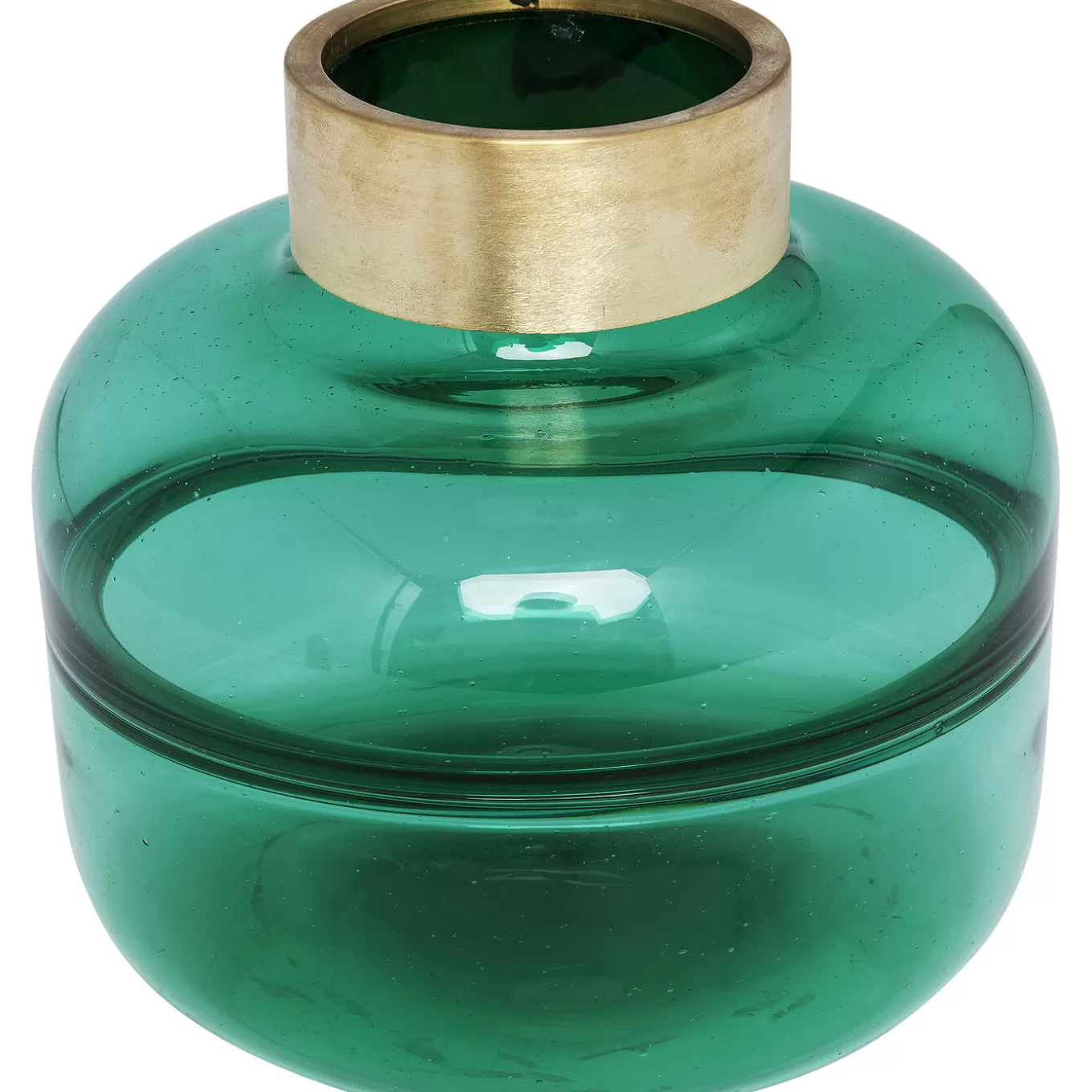 Vase Positano Belly Green 21Cm^KARE Design Store