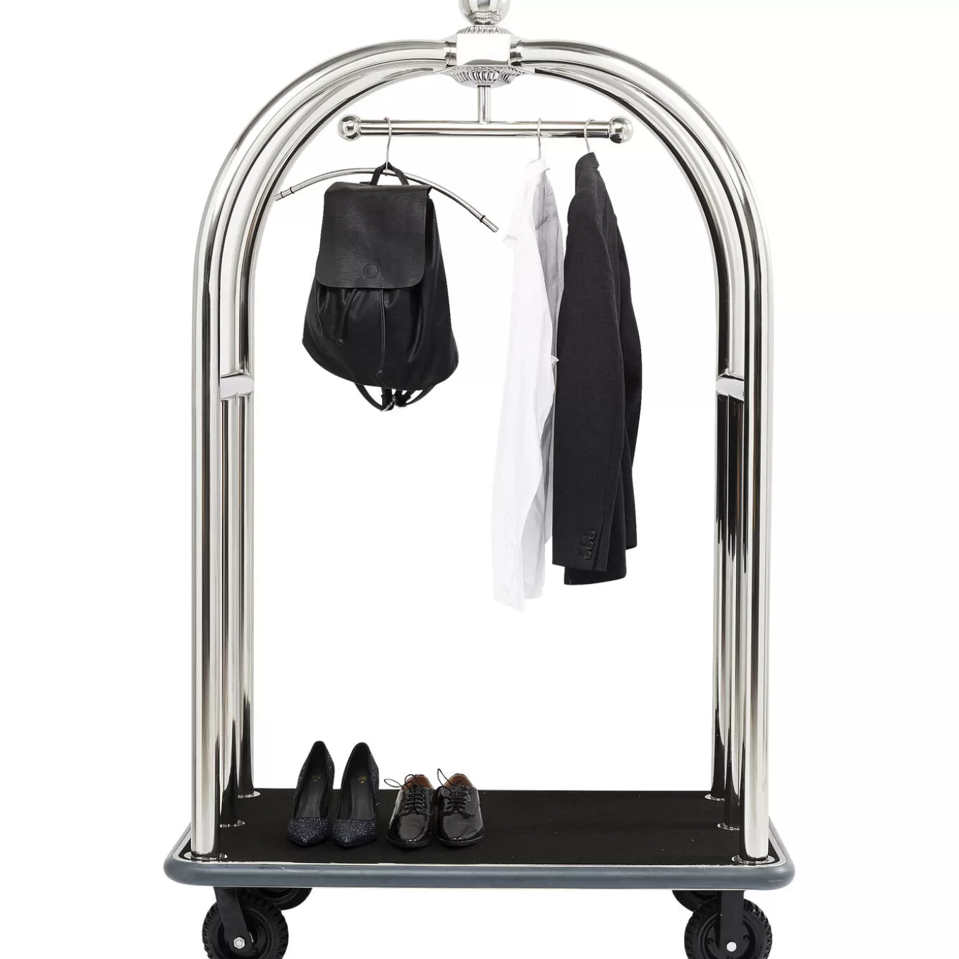 Vip Baggage Trolley Vegas Silver^KARE Design Shop