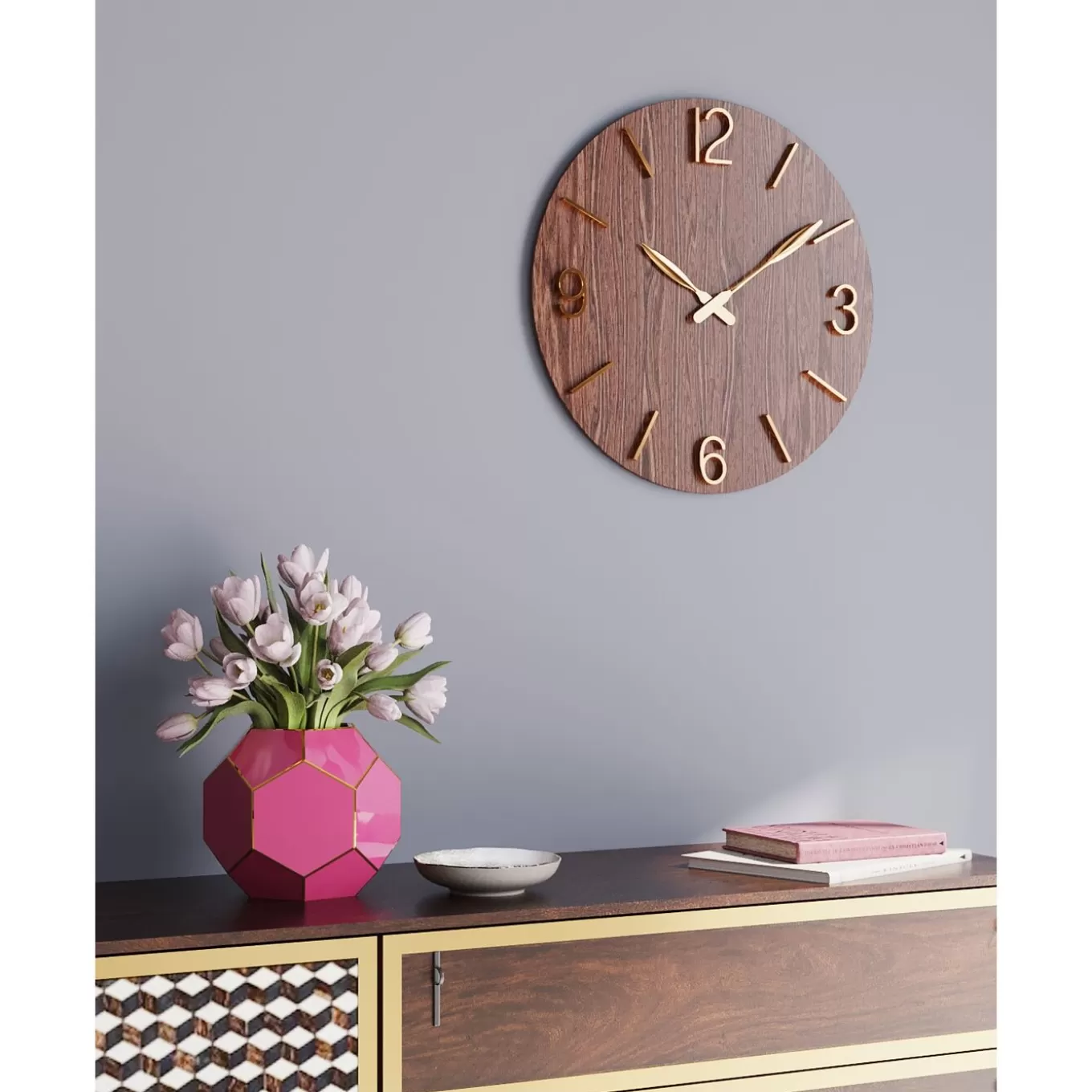 Wall Clock Bruno O50Cm^KARE Design New