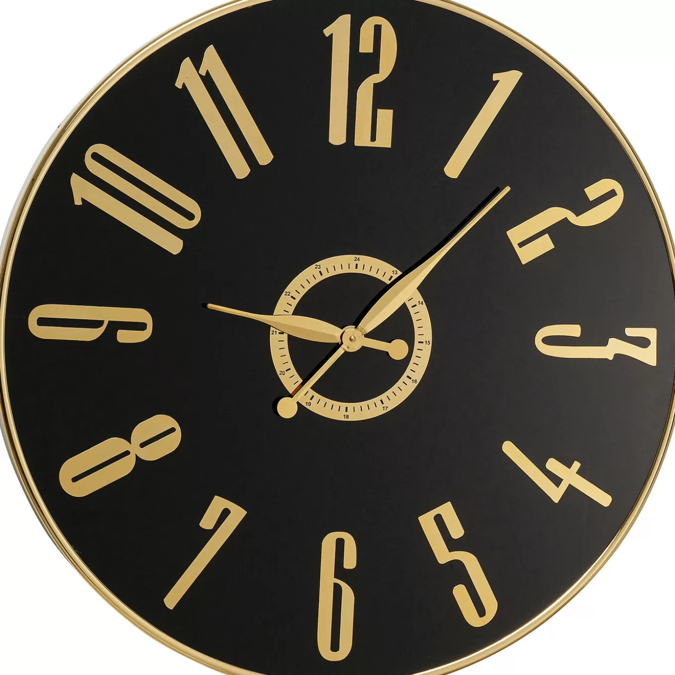 Wall Clock Casino Black O76Cm^KARE Design Fashion