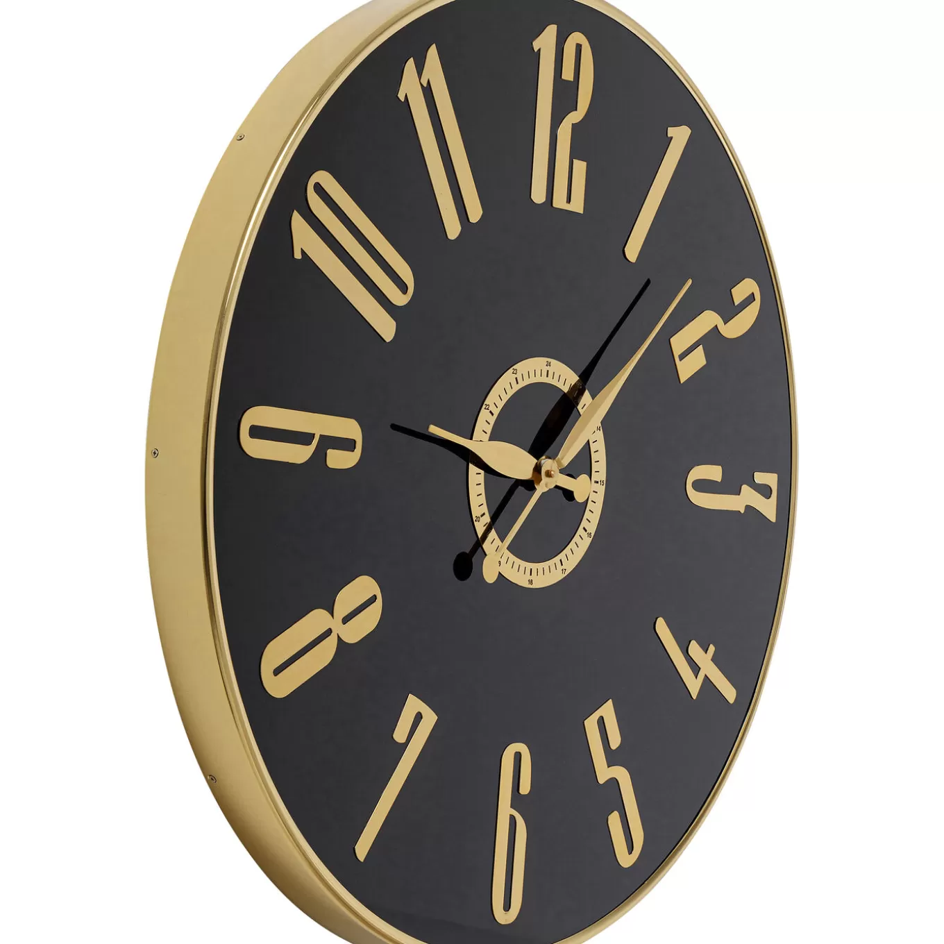 Wall Clock Casino Black O76Cm^KARE Design Fashion