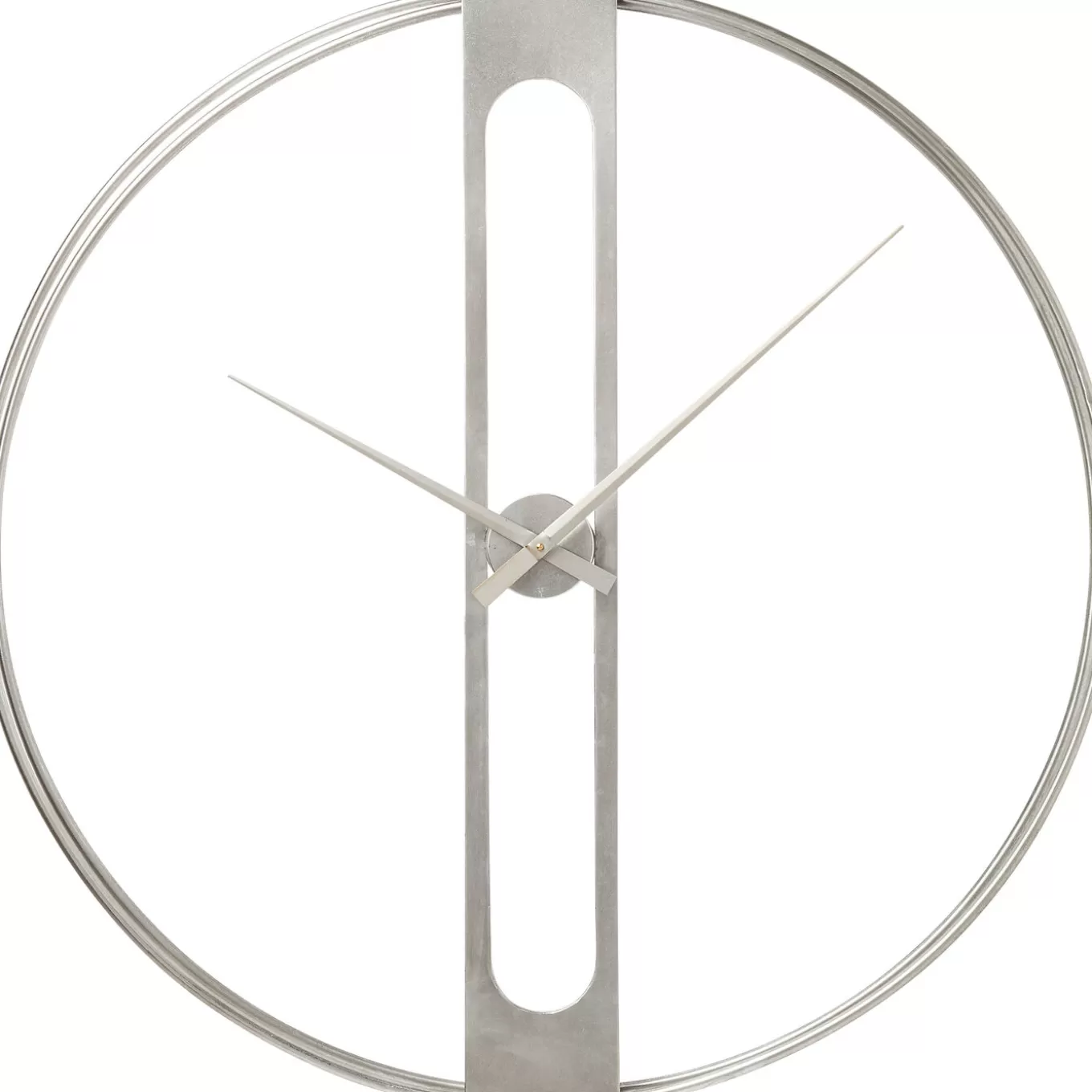 Wall Clock Clip Silver O60Cm^KARE Design Store