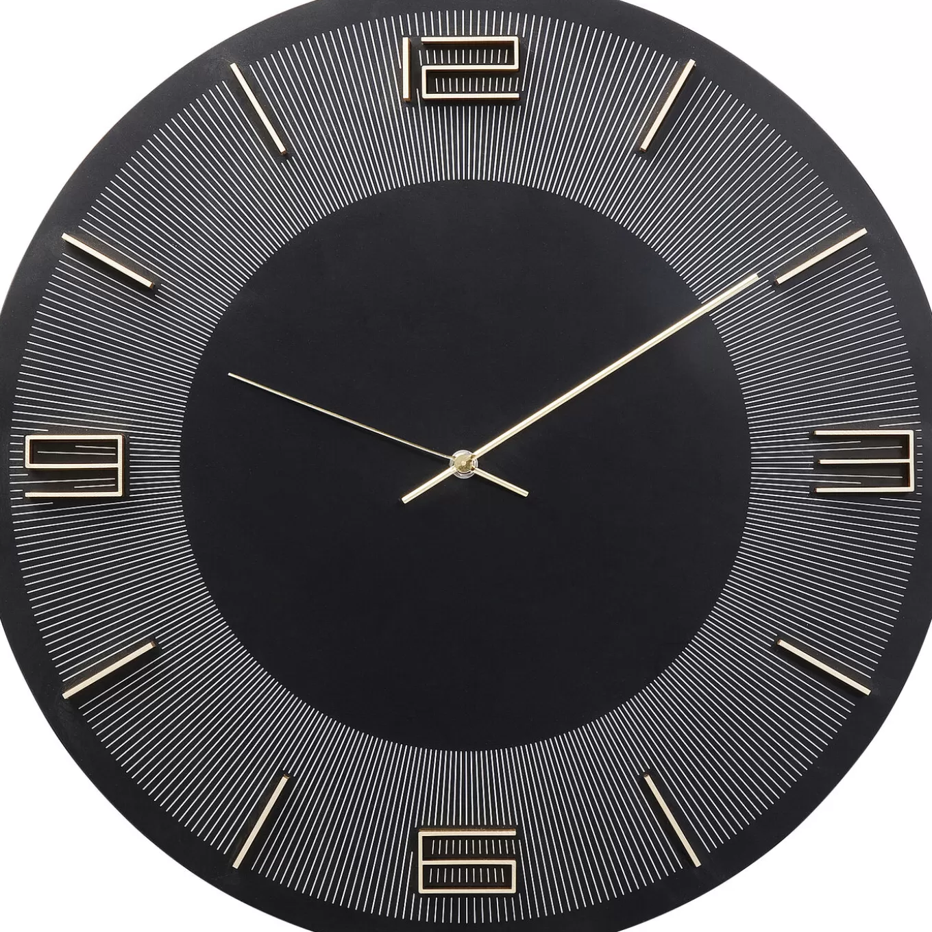 Wall Clock Leonardo Black/Gold O49Cm^KARE Design Cheap