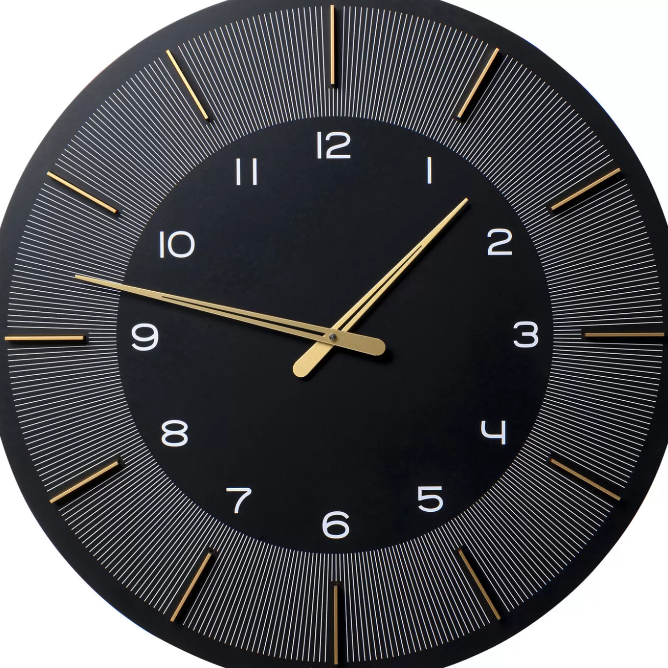 Wall Clock Lio Black O60Cm^KARE Design Sale