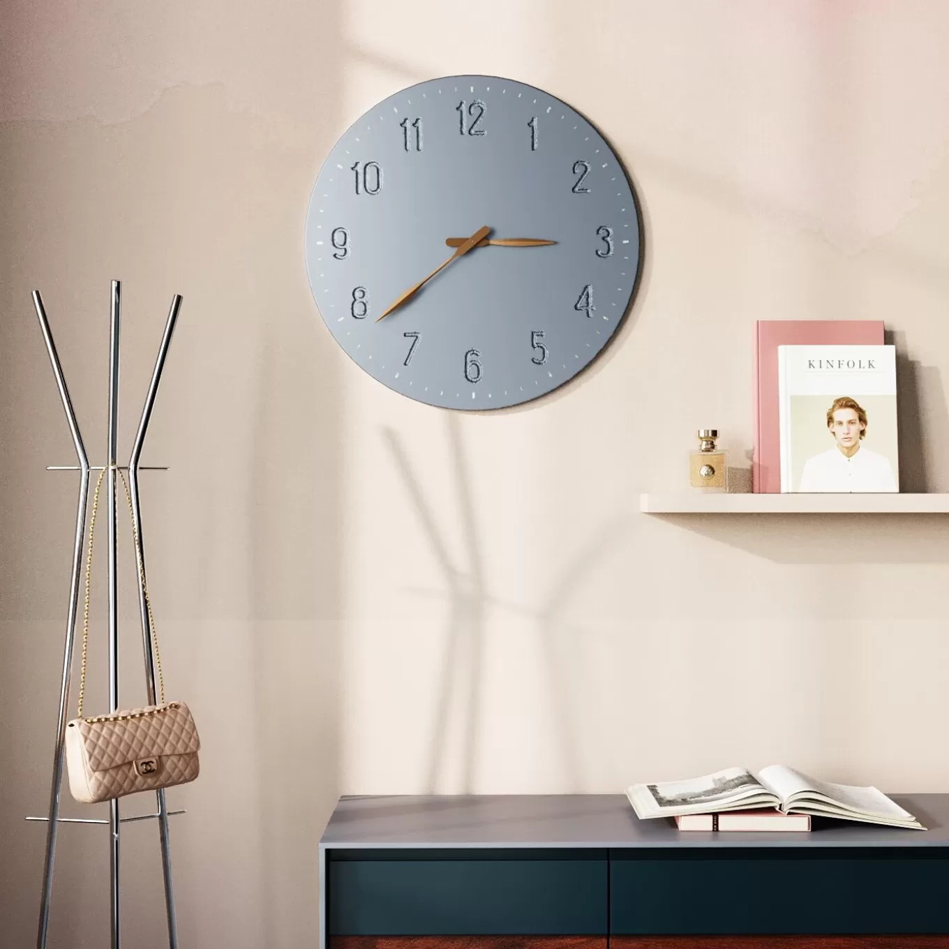 Wall Clock Mailo Grey O50Cm^KARE Design Best Sale