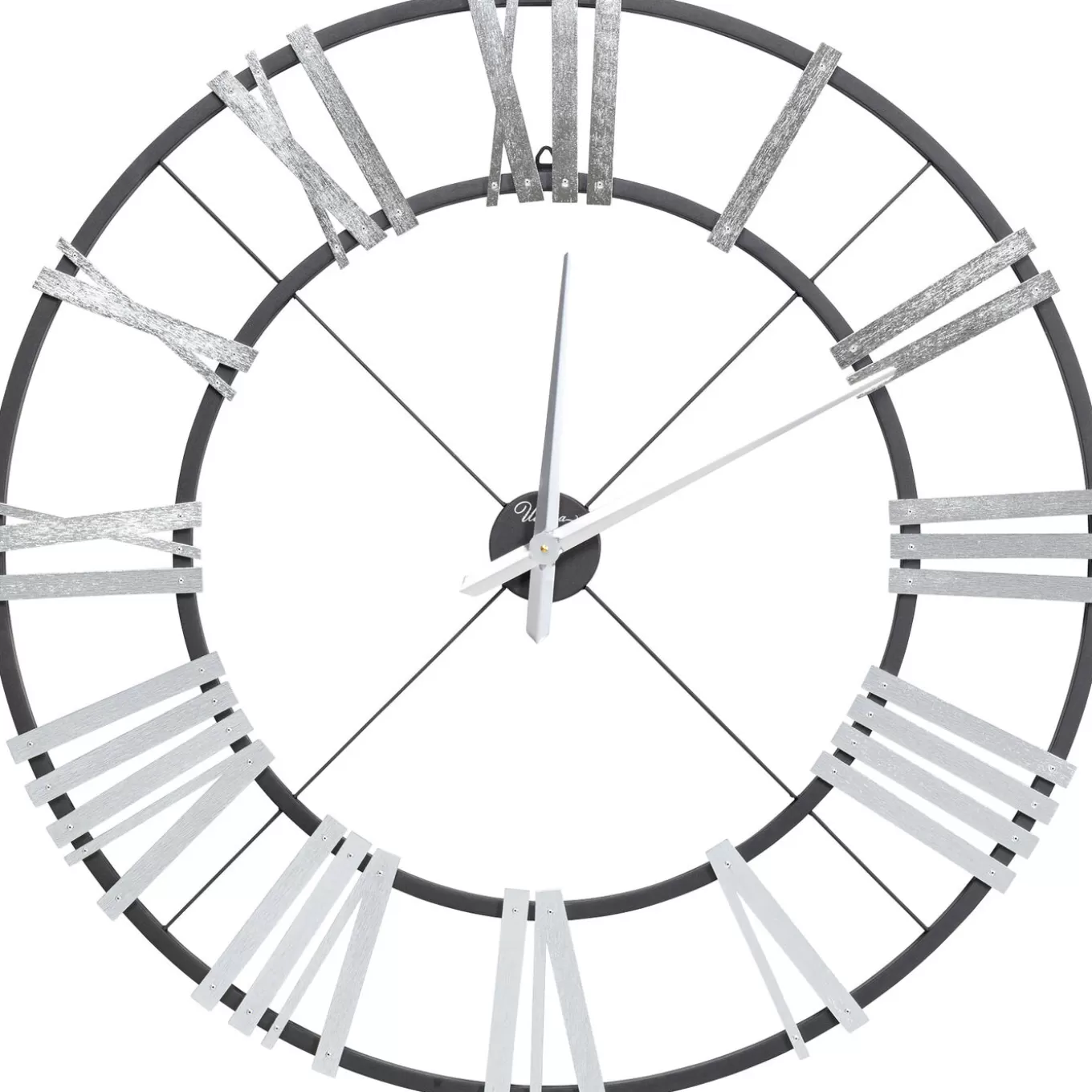 Wall Clock Nevio Silver O95Cm^KARE Design Hot