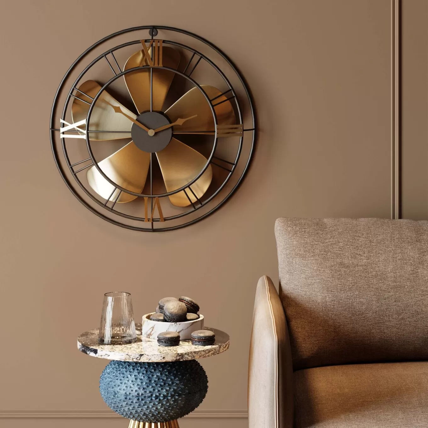 Wall Clock Propeller O62Cm^KARE Design Shop