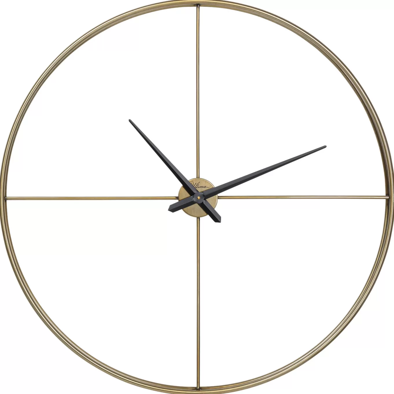 Wall Clock Simple Pure Brass O95Cm^KARE Design Fashion