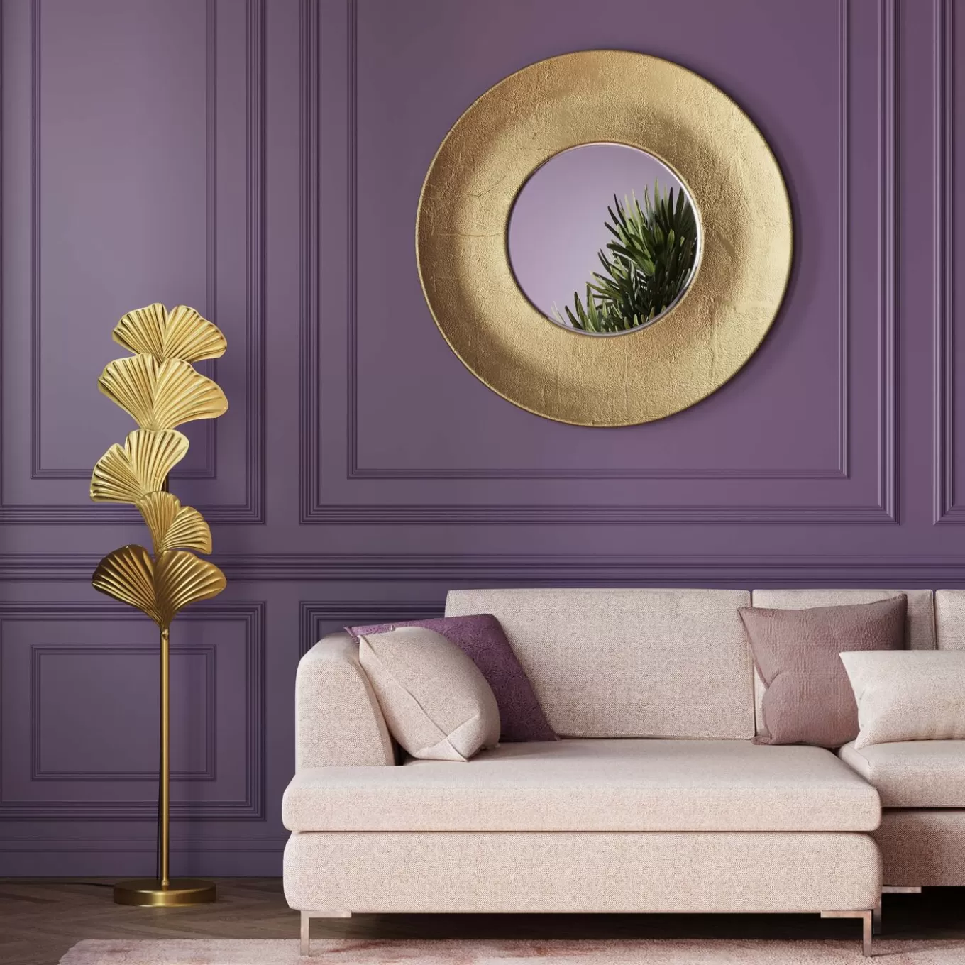 Wall Mirror Planet Gold O108Cm^KARE Design Best Sale