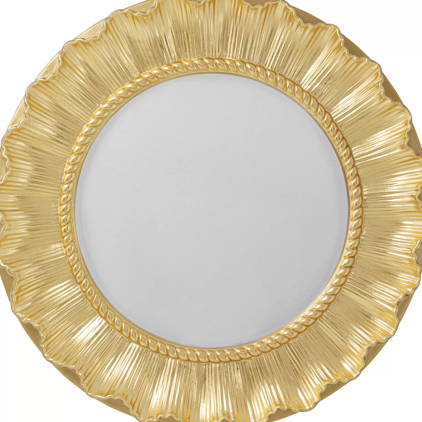 Wall Mirror Sun Ray Gold O84Cm^KARE Design Outlet