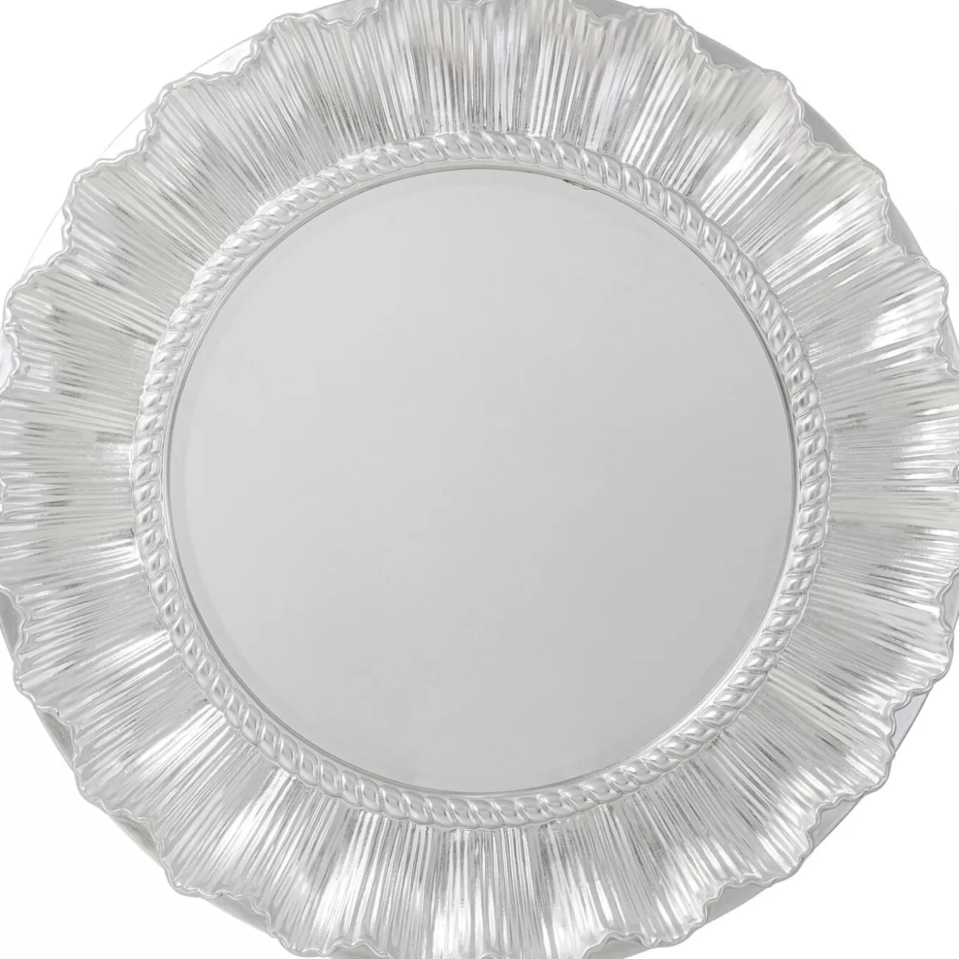 Wall Mirror Sun Ray Silver O84Cm^KARE Design Clearance