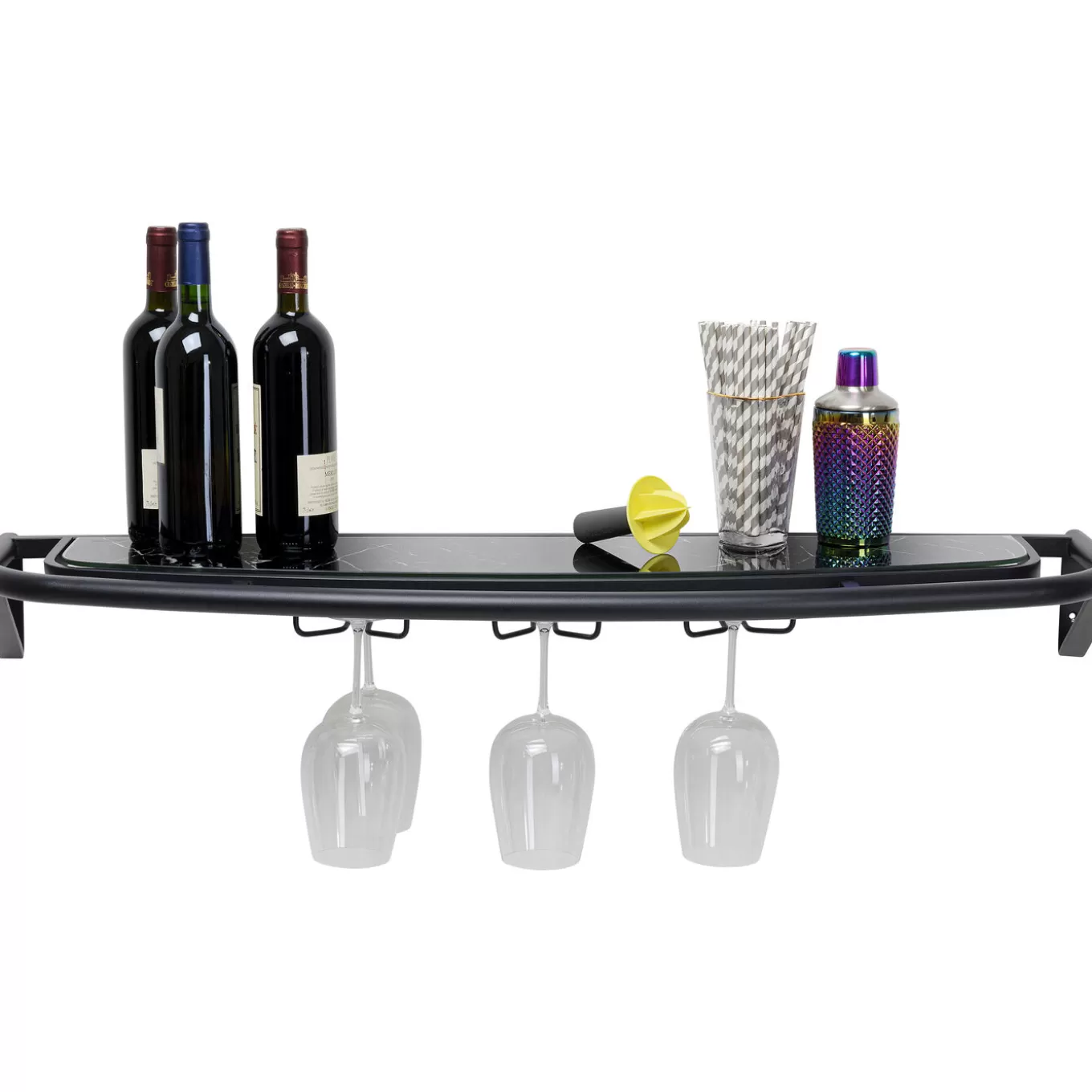 Wall Rack Treviso Black 120X10Cm^KARE Design Outlet