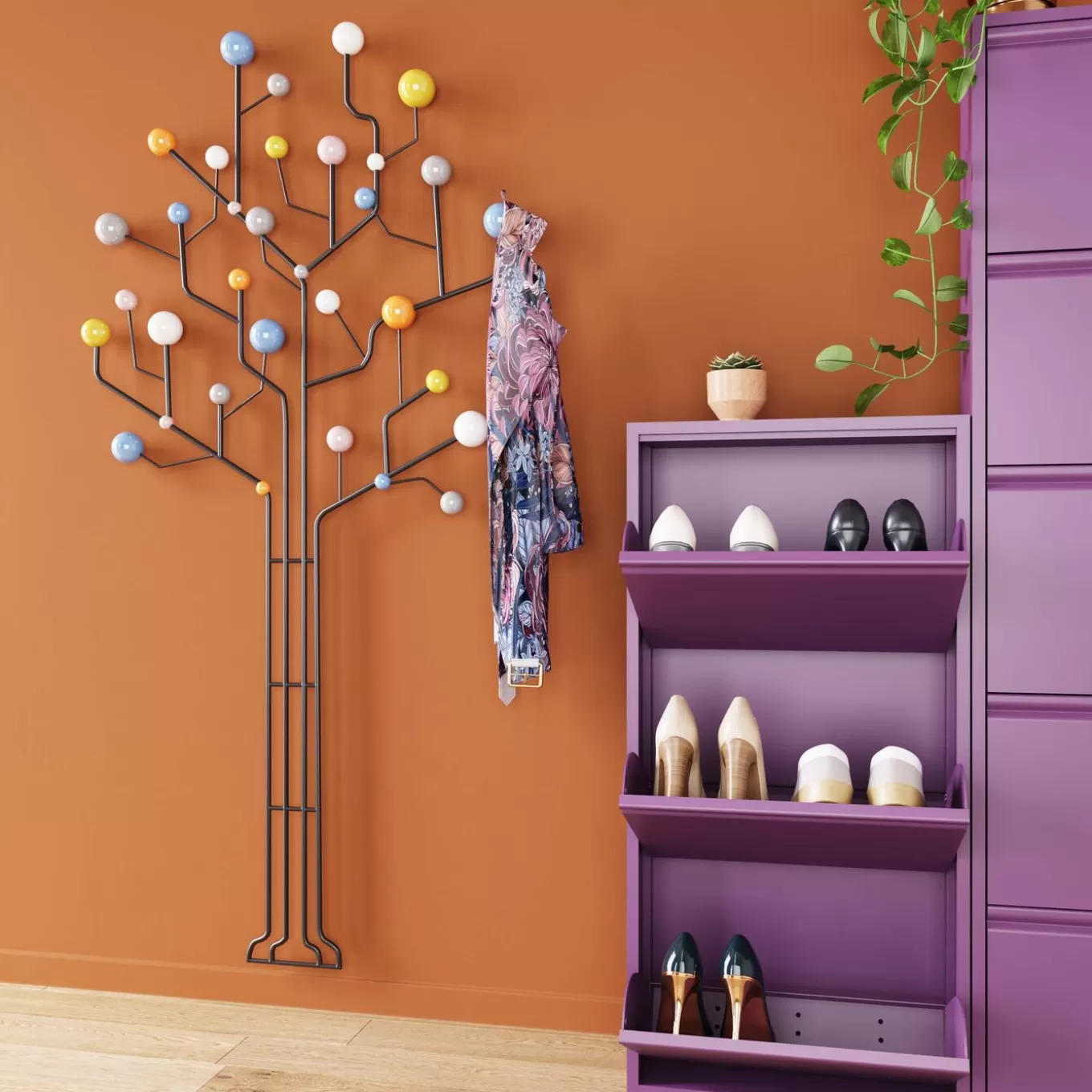 Wall Wardrobe Circuit Tree 84Cm^KARE Design Store