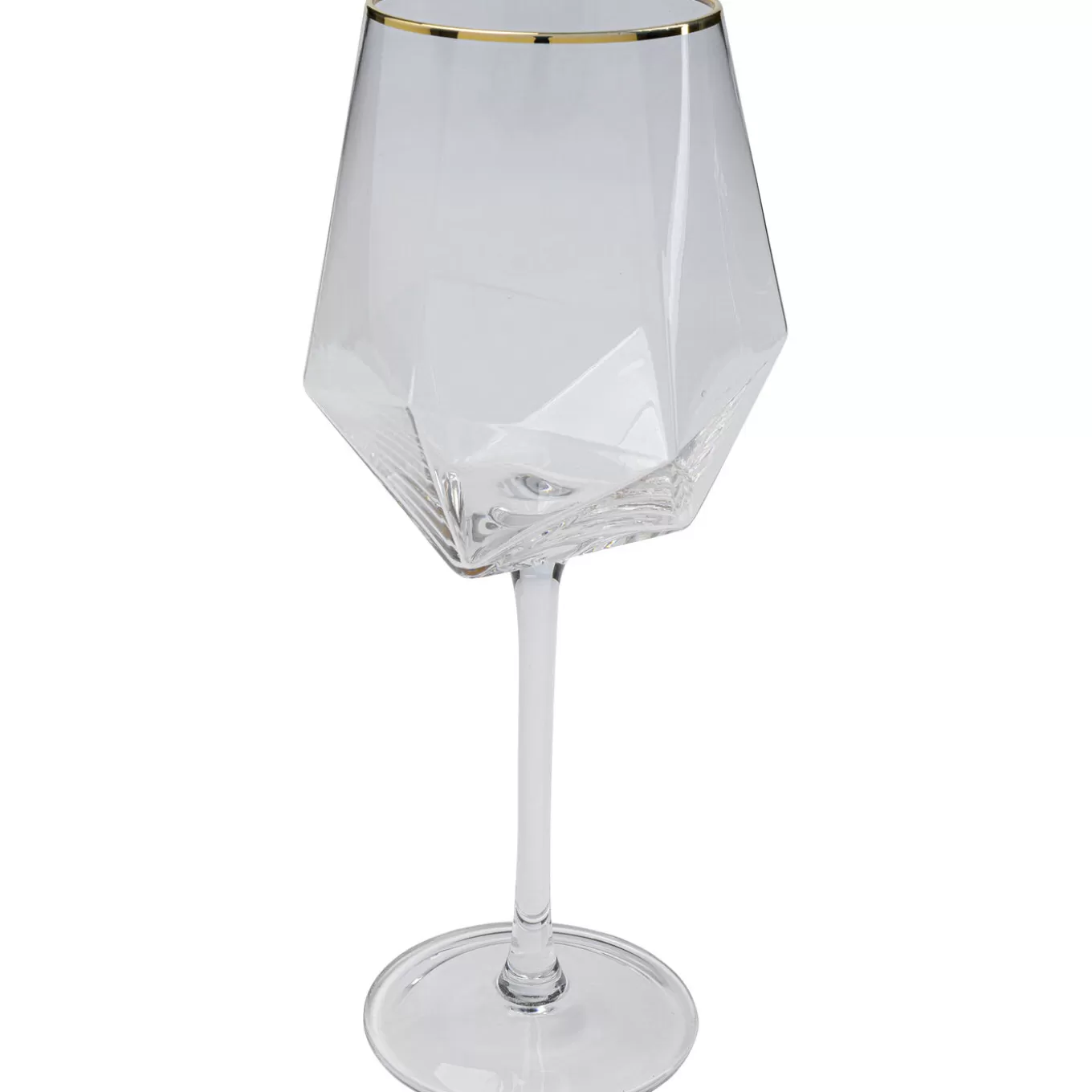 Wine Glass Diamond Gold Rim^KARE Design Cheap