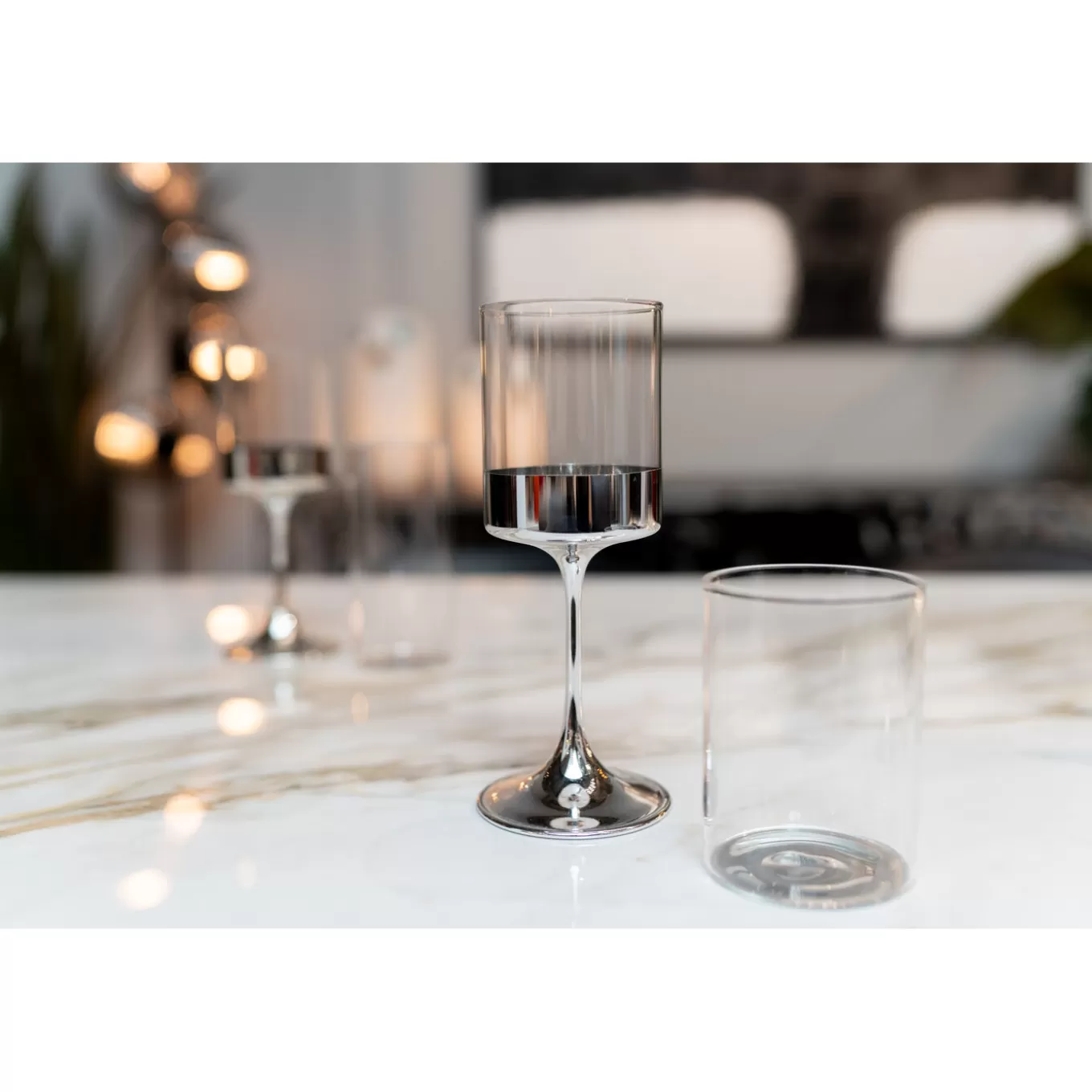 Wine Glass Electra Silver^KARE Design Online